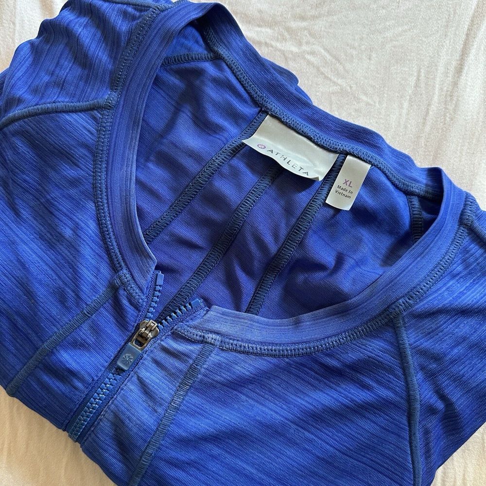 Athleta Women's Quarter Zip Long Sleeve Size XL